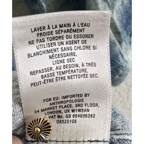 Maeve Anthropologie Plaid Rayon Oversized Peplum Tunic Cavalon Top Size Large - Picture 8 of 10